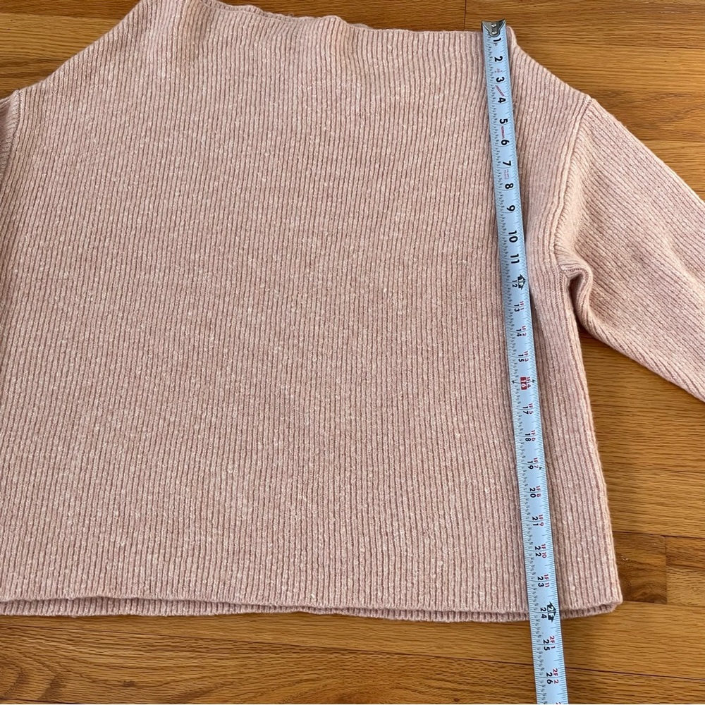 Treasure & Bond off the Shoulder Sweater Nordstrom Woman’s Size L Pink Smoke - Picture 6 of 16